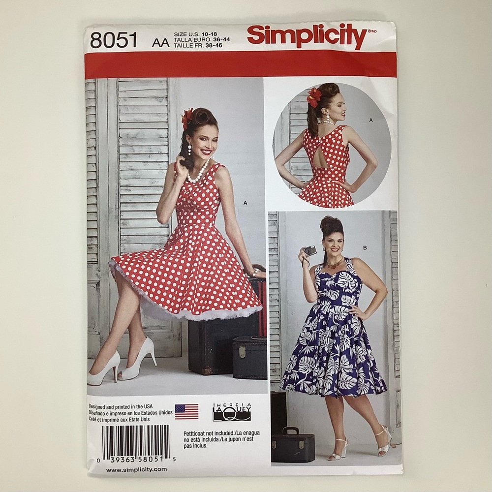 Simplicity 8051 Sewing Pattern